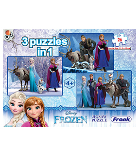 Frozen 3 x 26 Pieces